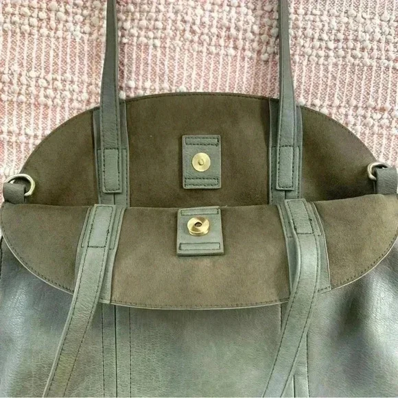 Antik Kraft army green shoulder bag - Picture 3 of 8